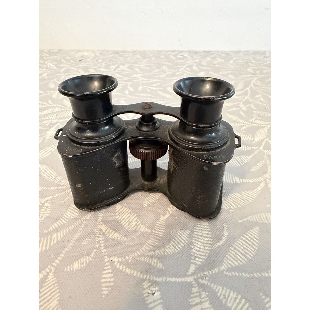 Prisma Paris Binoculars Unisex OS Black Good Antique Compact Opera Glasses